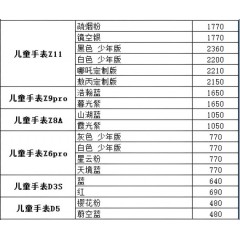 小天才儿童手表 1（联系业务以当天价格为准购买）