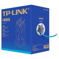 网线 超六类室内 TP-LINK TL-Ec6-305 0.53 305米 无氧铜 蓝色