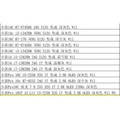 笔记本 联想 小新系列（联系业务以当天价格为准购买）