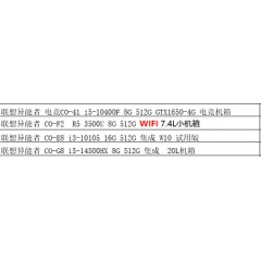 一体机 联想异能者系列（联系业务以当天价格为准购买）