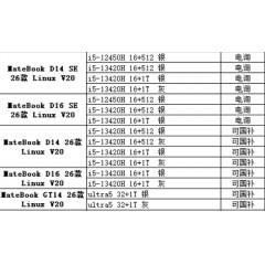 笔记本  华为  MateBook触屏系列（联系业务以当天价格为准购买）