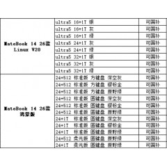 笔记本  华为  MateBook非触屏系列（联系业务以当天价格为准购买）