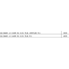 台式机 联想  扬天系列（联系业务以当天价格为准购买）